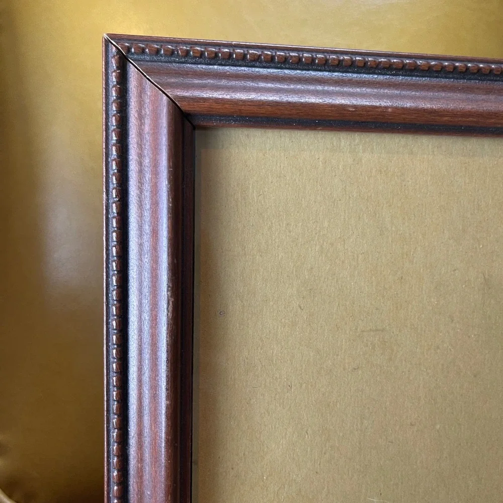 Ornate Wood Picture Frame wood farmhouse cottage victorian 8x10 Stand hang